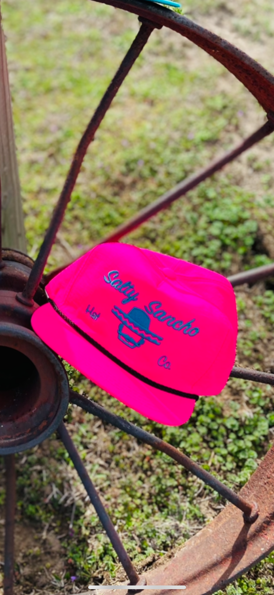 OG Throwback pink and turquoise